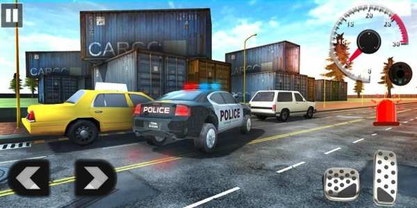 Police Car Driving in City स्क्रीनशॉट 5