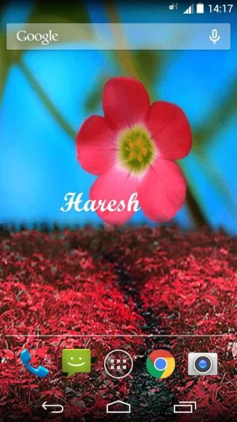 My Name Live Wallpaper स्क्रीनशॉट 5