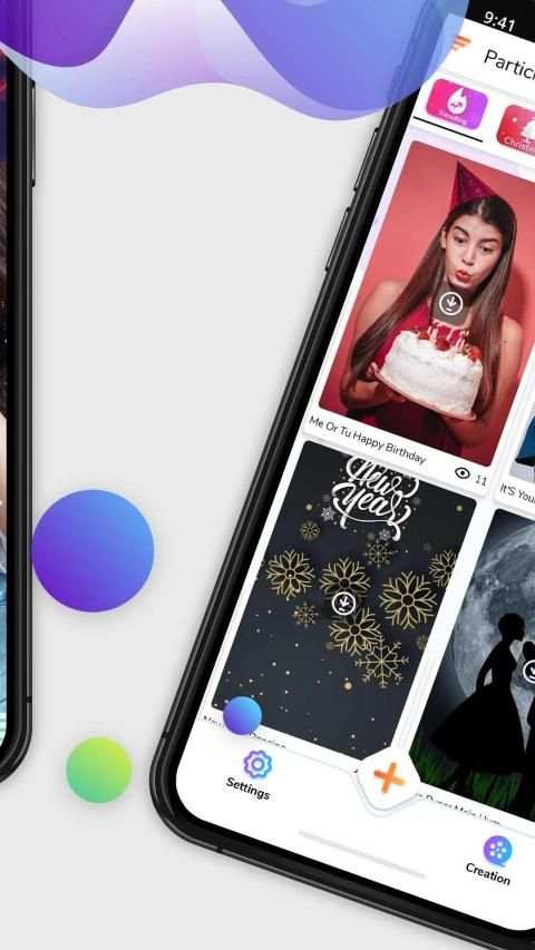 XMusic Bit - Partical.ly Video Status Maker स्क्रीनशॉट 5