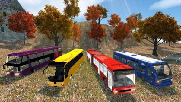 Pelatih Bus Off Road Drive sim screenshot 4