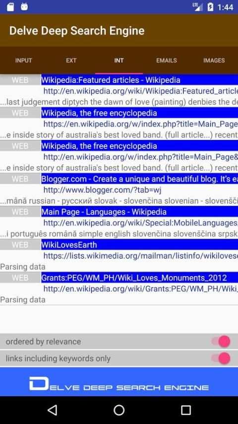 Delve into Search Engines скриншот 12