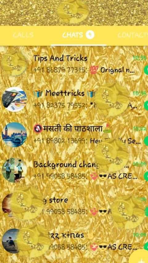 واتس اب الذهبي جديد 2018/2017 screenshot 2