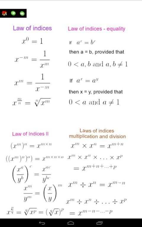 Algebra Useful Formulas स्क्रीनशॉट 5