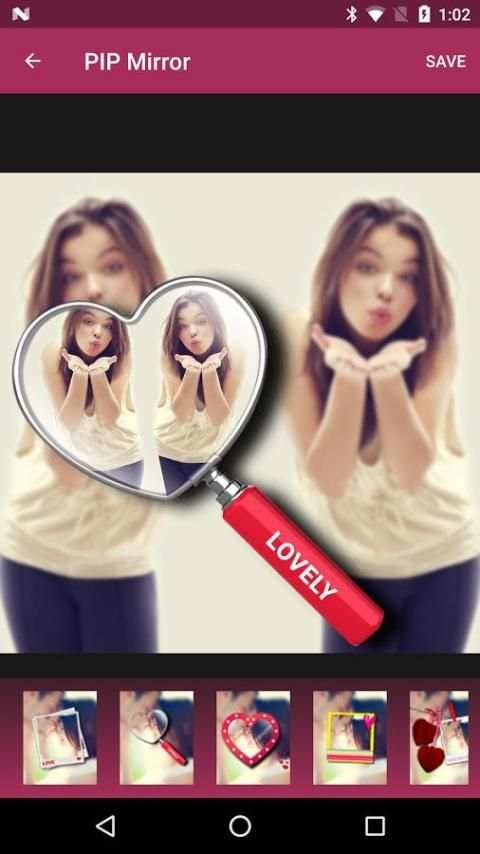 Mirror Photo & Love Themes скриншот 1