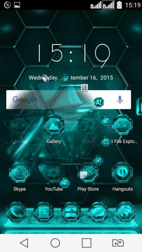 NEXT LAUNCHER THEME OctaXcyaN screenshot 7