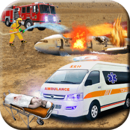 Airplane Crash Rescue 3D * आइकन