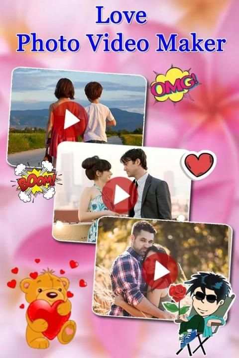 Love Photo Video Maker Music स्क्रीनशॉट 3