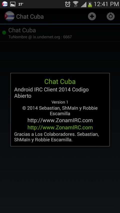 Chat Cuba screenshot 1