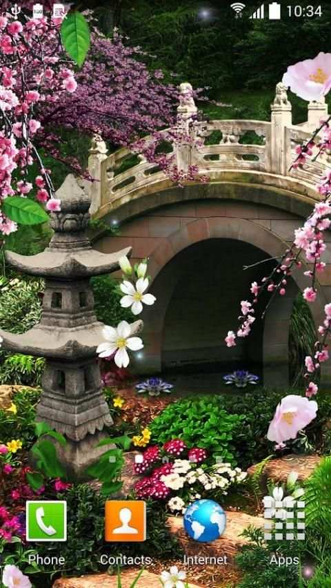 Sakura Live Wallpaper स्क्रीनशॉट 3