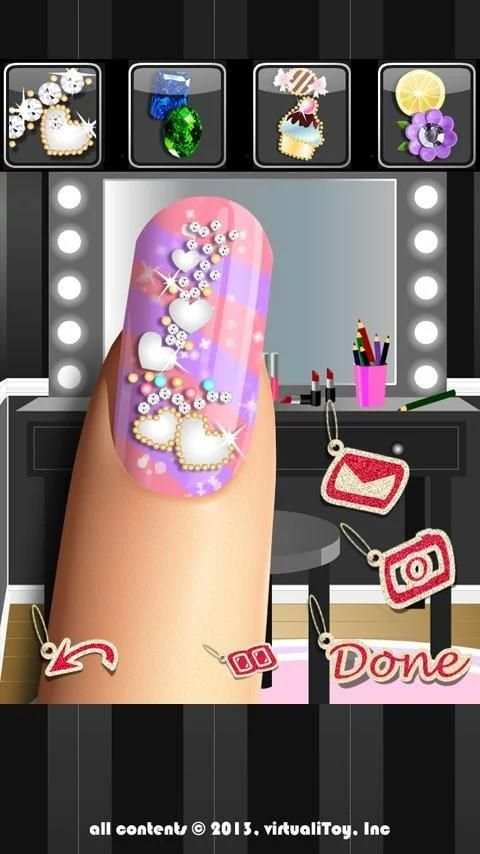 Glitter Nail Salon: Girls Game screenshot 7