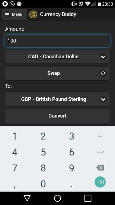 Currency Buddy скриншот 1