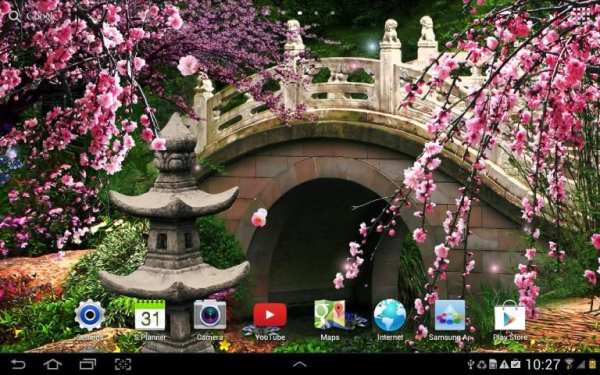 Sakura Live Wallpaper स्क्रीनशॉट 4