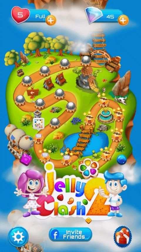 Jelly Clash 2 - 540 Levels скриншот 1