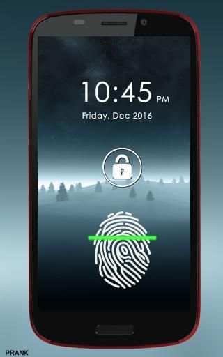 Fingerprint Lock Screen Prank screenshot 1