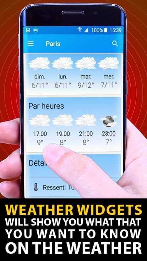 Best Weather Apps Widgets *️ скриншот 5