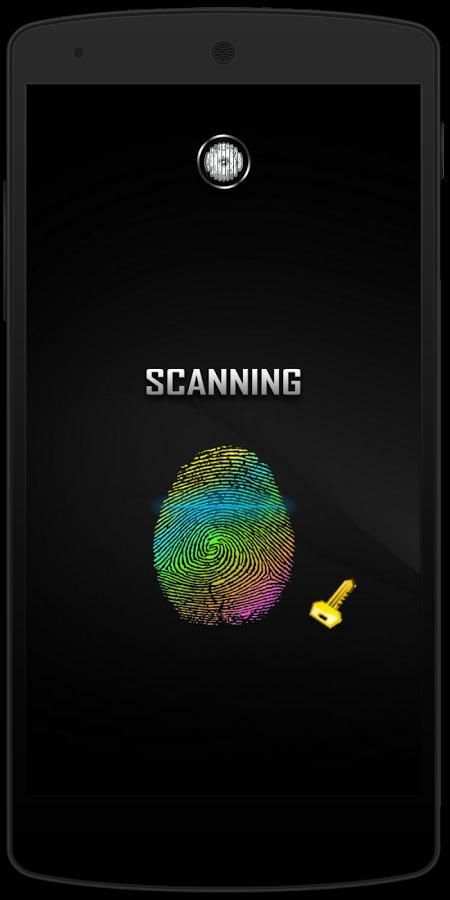 Fingerprint app Lock Simulator 3 تصوير الشاشة