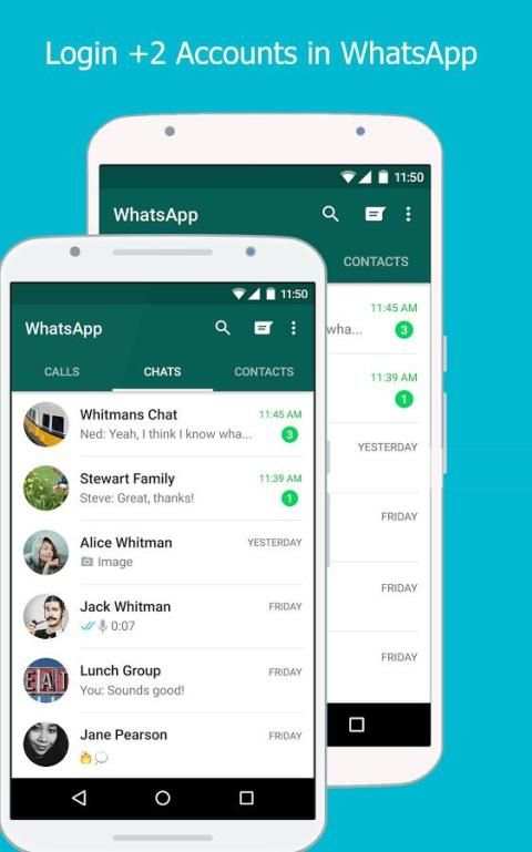 Parallel accounts for WhatsApp स्क्रीनशॉट 3