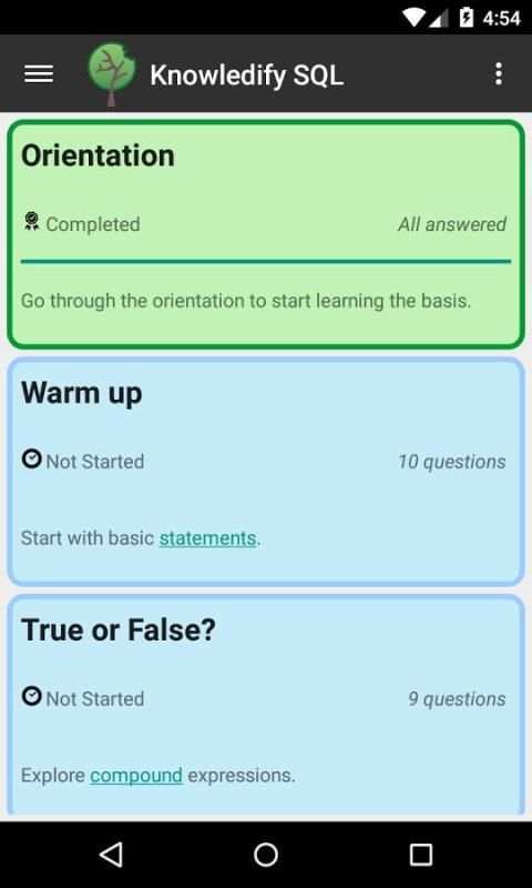 Practice and Learn SQL 19 تصوير الشاشة