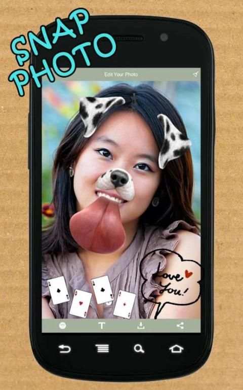 Selfie Snapchat Photo Effect скриншот 2