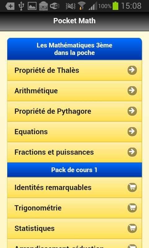 Pocket Math 3ème скриншот 13