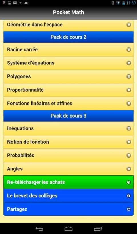 Pocket Math 3ème скриншот 4
