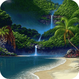 Paradise island live wallpaper icon
