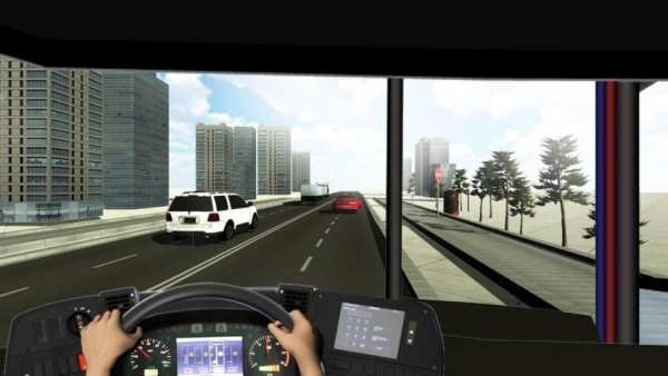 Racing In Bus - Traffic Racer screenshot 5