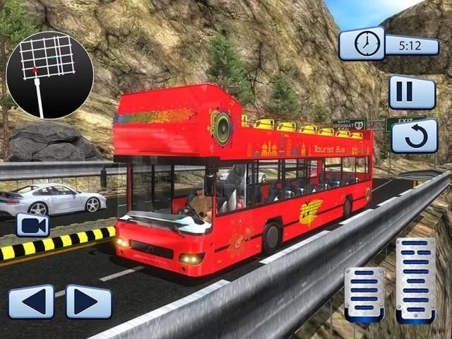 Tourist Bus Highway Driver Sim скриншот 3
