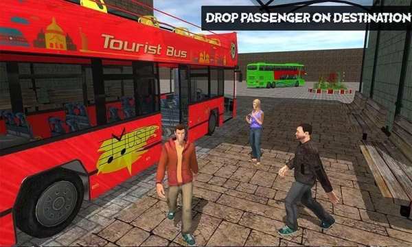 Tourist Bus Highway Driver Sim screenshot 13