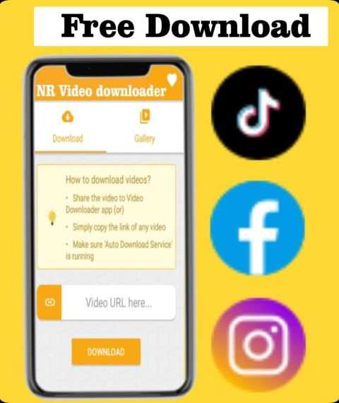 NR - TikTok Facebook Instagram Video Downloader screenshot 1