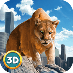 Angry Puma City Attack Sim icon