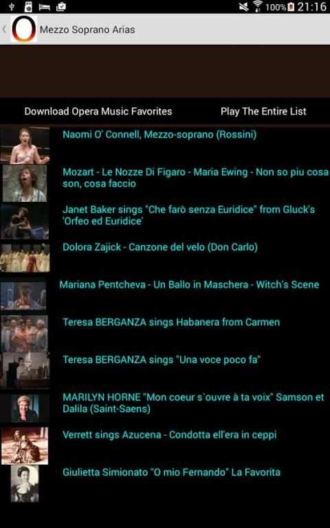 Opera Music screenshot 6