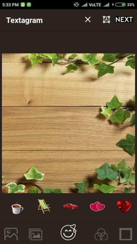 Textagram - Edit on Pictures screenshot 1