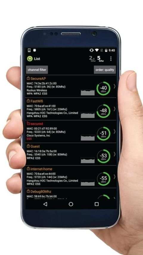 Wifi Analyzer 2017 screenshot 4