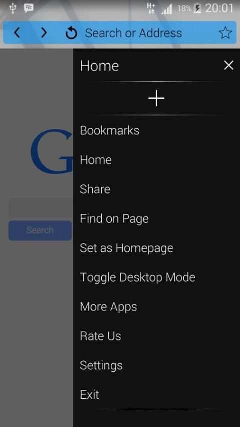 4G Browser скриншот 1