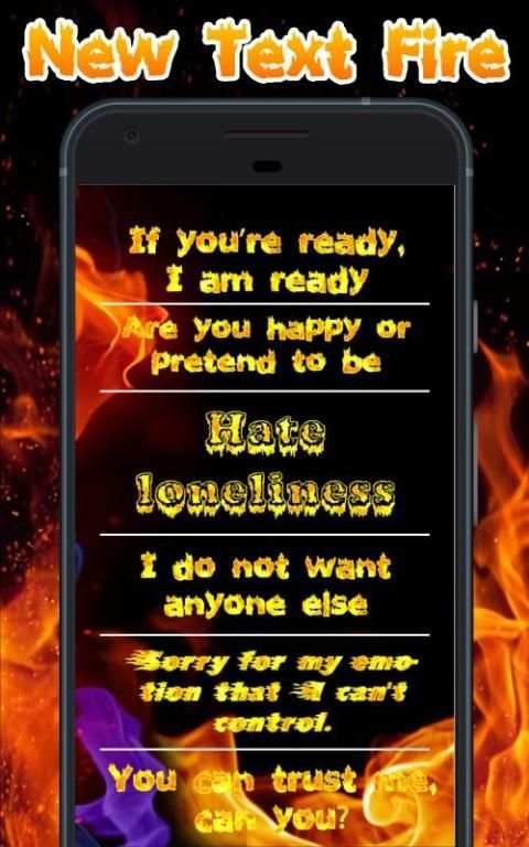 Fire Text Photo Frame स्क्रीनशॉट 2