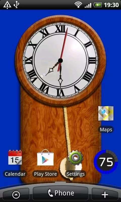 Pendulum Clock LiveWallpaperV2 स्क्रीनशॉट 7