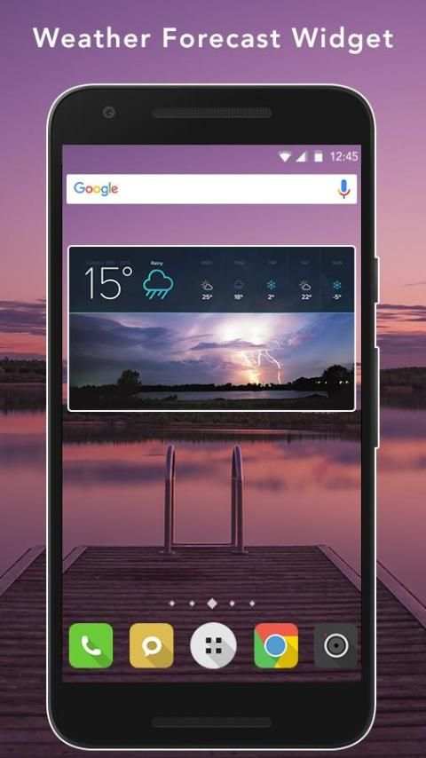 Amber Weather Widget screenshot 4