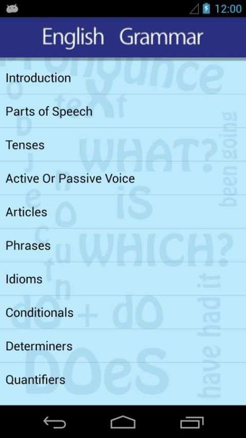 Test Your English Grammar स्क्रीनशॉट 2