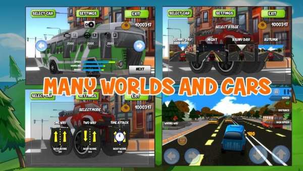 Kids Car Racing Game screenshot 1