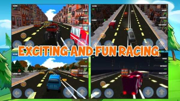 Kids Car Racing Game screenshot 2