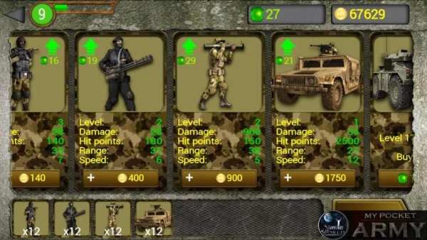 My Pocket Army (War Game) स्क्रीनशॉट 8
