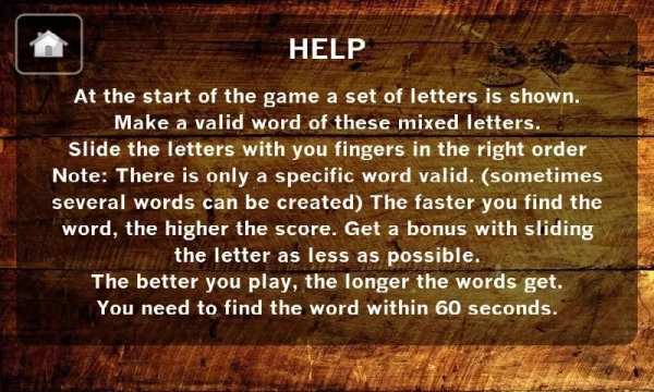 Word Game / Word Juggler screenshot 1