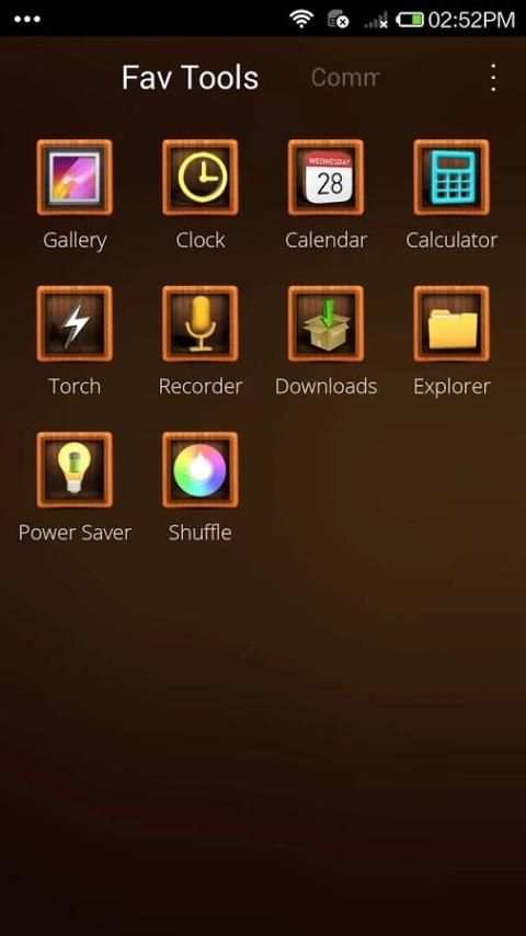 Wooden Feel CM Launcher Theme screenshot 2