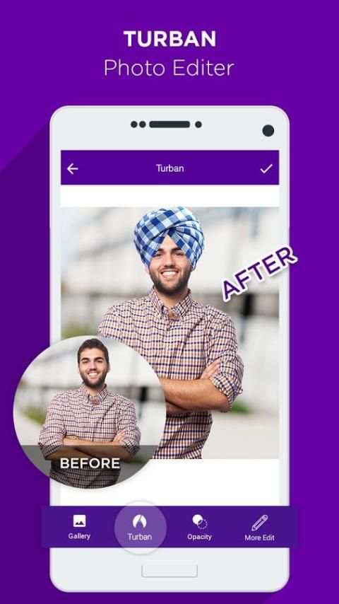 Turban Photo Editor स्क्रीनशॉट 6
