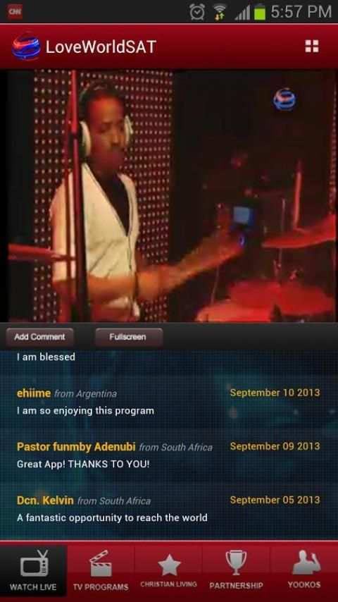 LoveWorld SAT Mobile screenshot 3