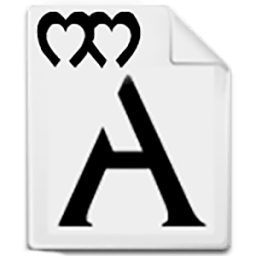 ikon Myanmar Heart Font