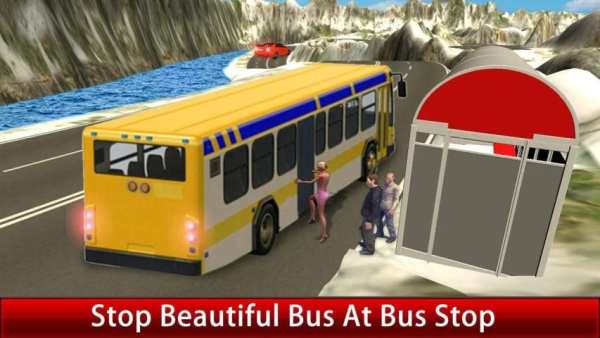 Modern Bus Driving Sim Free * screenshot 5