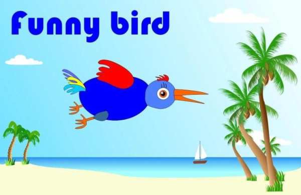 Funny Bird. At the beach screenshot 5