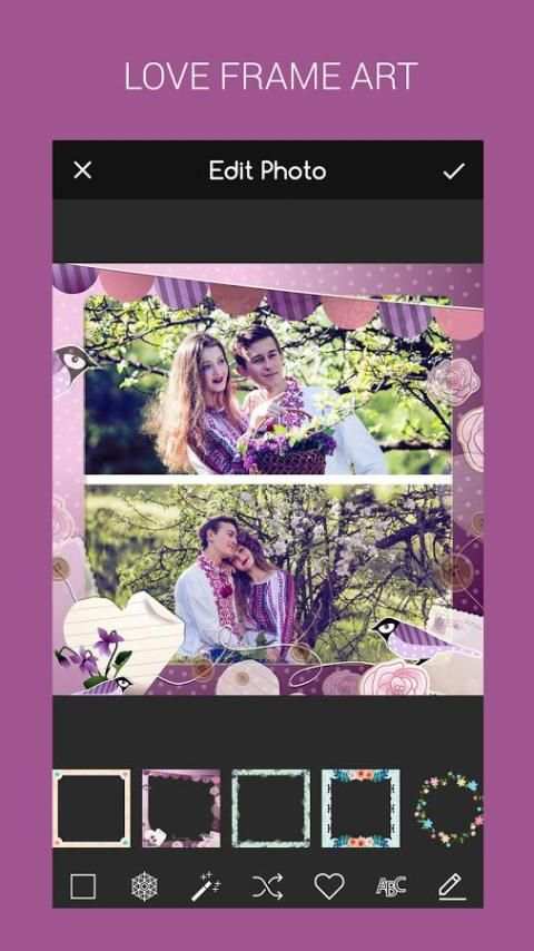 Love Grid: Photo Collage Maker स्क्रीनशॉट 1